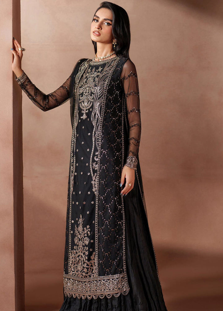 Mahrosh by Zarif Embroidered Net Suits Unstitched 3 Piece ZR25UF MUF-01 Ishaal - Formals Collection