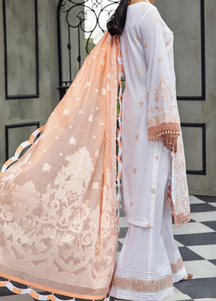 Mahrosh By House of Nawab Embroidered Lawn Suits Unstitched 3 Piece HON21M 02 Batik - Luxury Collection