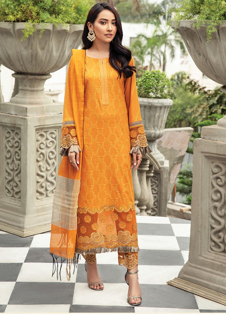 Mahrosh By House of Nawab Embroidered Lawn Suits Unstitched 3 Piece HON21M 08 Zavosh - Luxury Collection