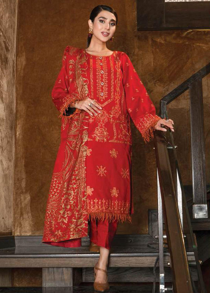 Mahru By LALA Textiles Embroidered Lawn Suits Unstitched 3 Piece LT22M 008 Rory - Spring / Summer Collection