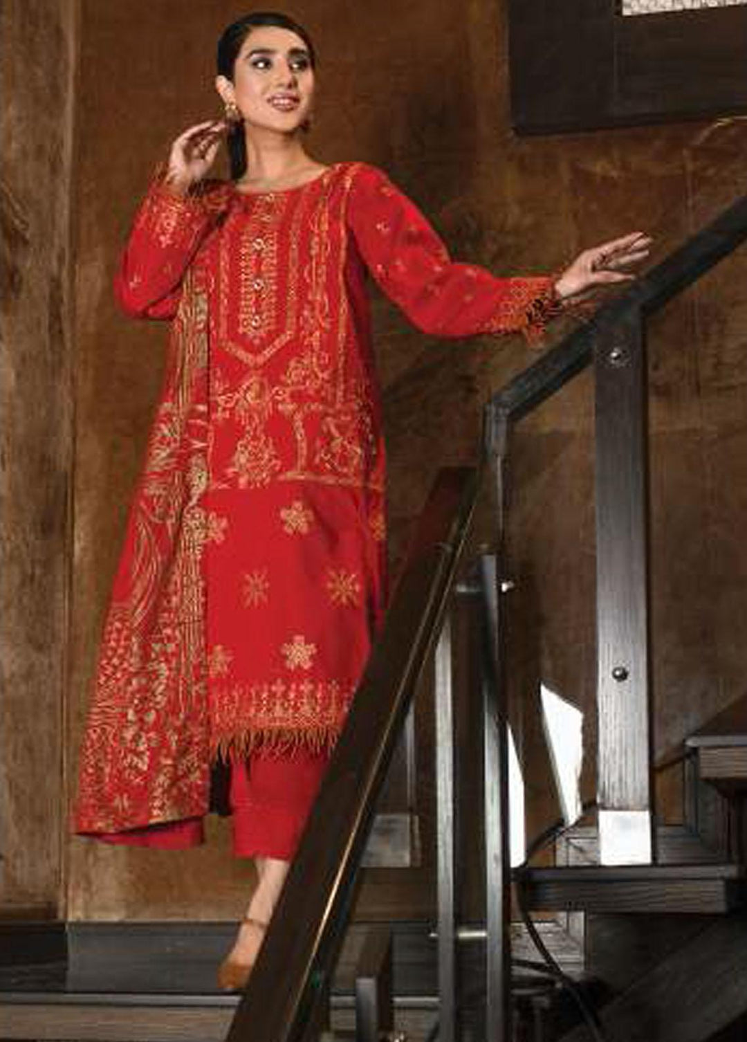 Mahru By LALA Textiles Embroidered Lawn Suits Unstitched 3 Piece LT22M 008 Rory - Spring / Summer Collection