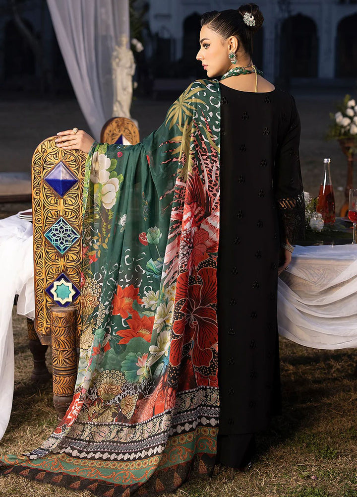 Mahrukh by Mahnur Embroidered Lawn Suits Unstitched 3 Piece MN24MK D1-B Hemayal - Summer Collection