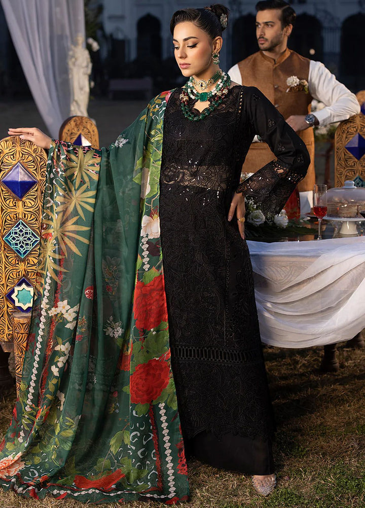 Mahrukh by Mahnur Embroidered Lawn Suits Unstitched 3 Piece MN24MK D1-B Hemayal - Summer Collection