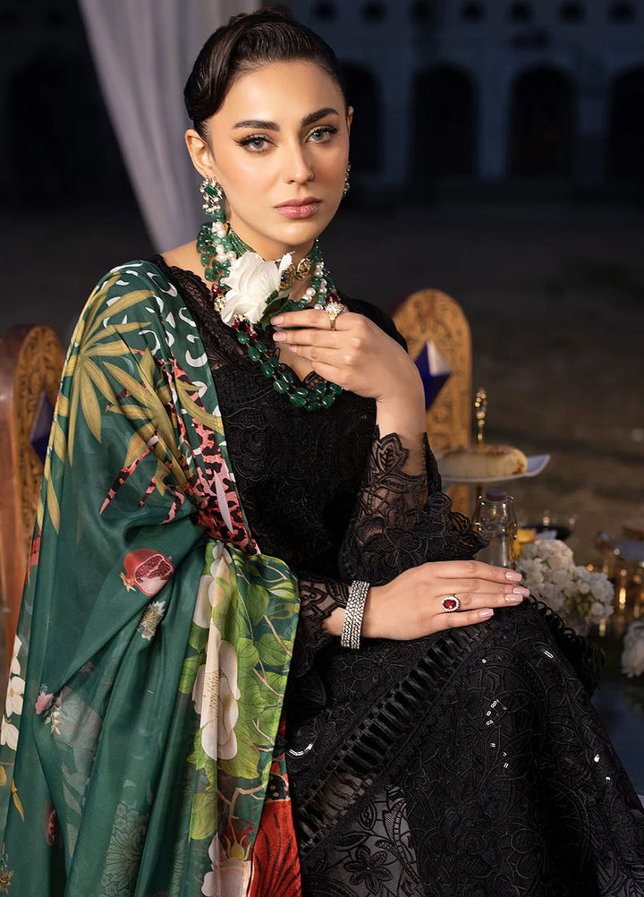 Mahrukh by Mahnur Embroidered Lawn Suits Unstitched 3 Piece MN24MK D1-B Hemayal - Summer Collection