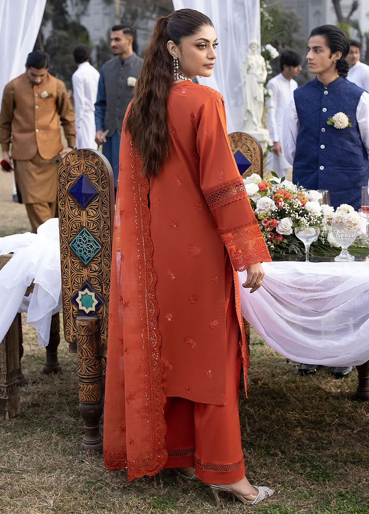 Mahrukh by Mahnur Embroidered Lawn Suits Unstitched 3 Piece MN24MK D2-A Iris - Summer Collection