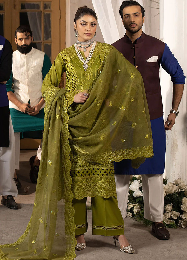 Mahrukh by Mahnur Embroidered Lawn Suits Unstitched 3 Piece MN24MK D2-B Malva - Summer Collection