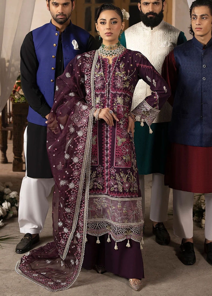 Mahrukh by Mahnur Embroidered Lawn Suits Unstitched 3 Piece MN24MK D4-A Esme - Summer Collection