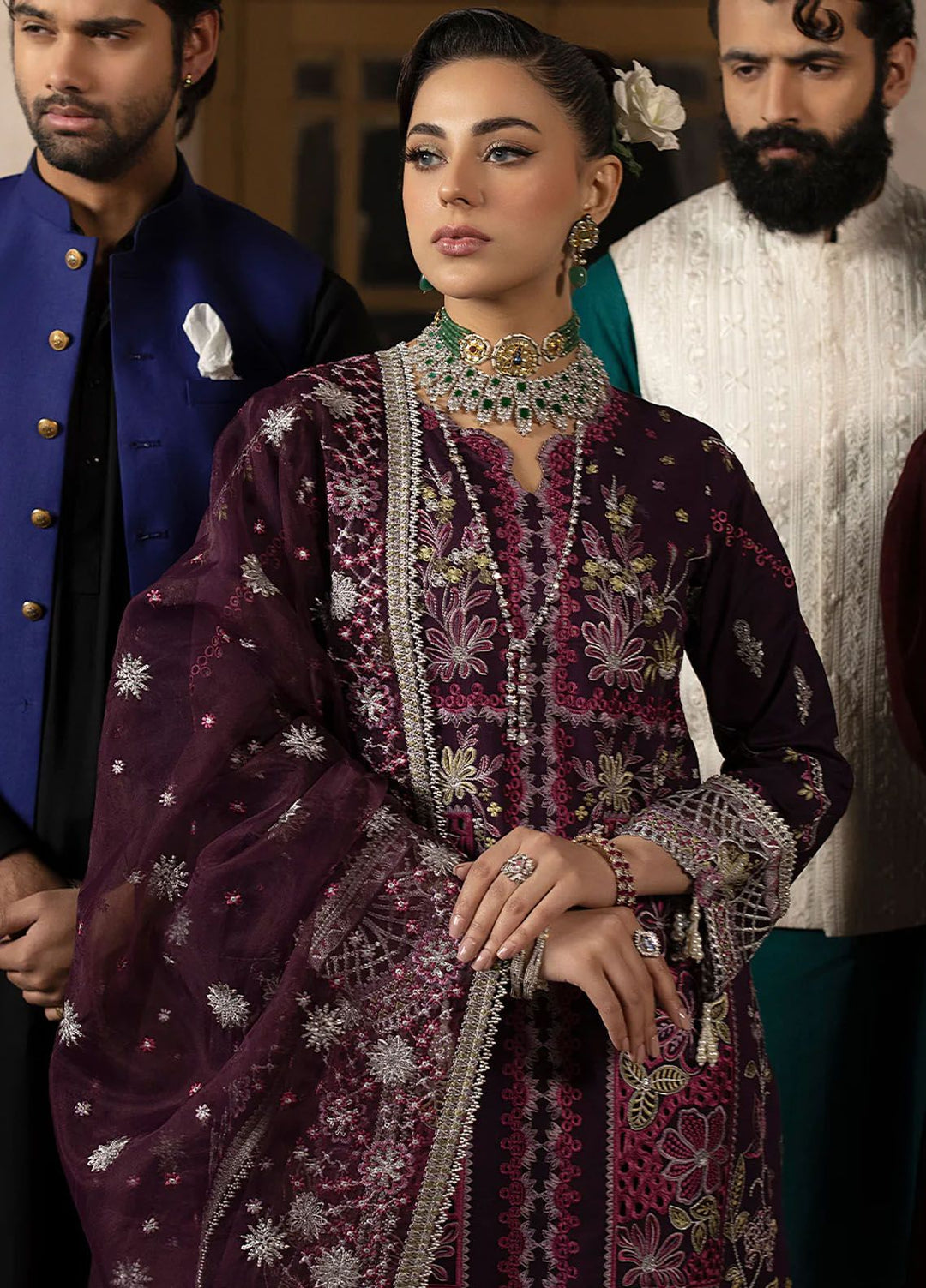 Mahrukh by Mahnur Embroidered Lawn Suits Unstitched 3 Piece MN24MK D4-A Esme - Summer Collection