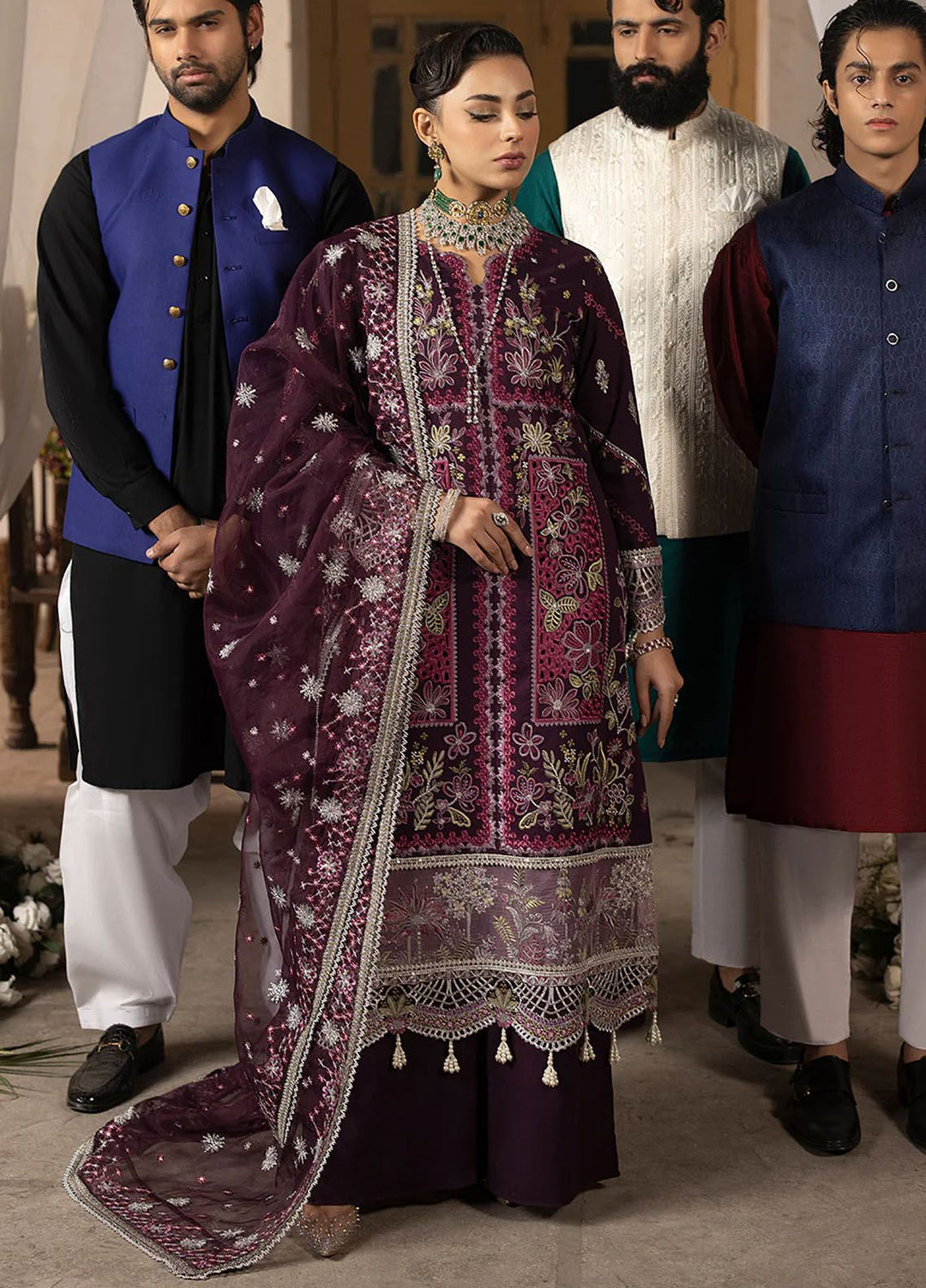 Mahrukh by Mahnur Embroidered Lawn Suits Unstitched 3 Piece MN24MK D4-A Esme - Summer Collection