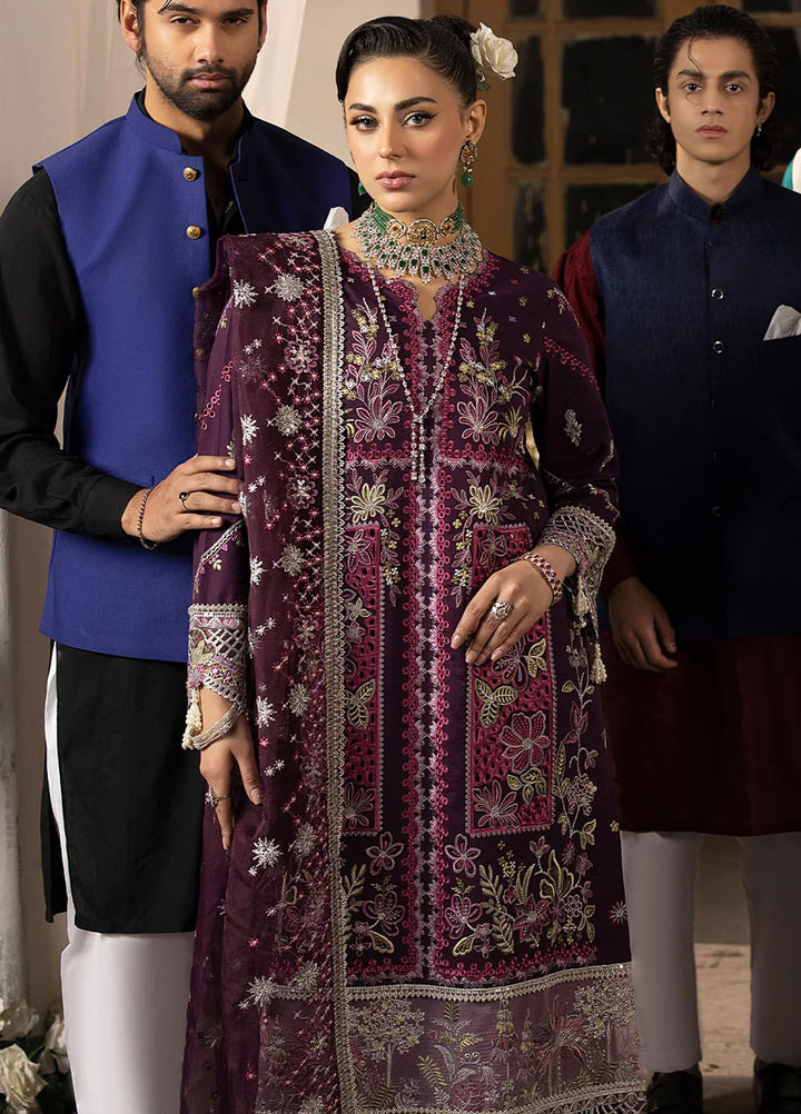 Mahrukh by Mahnur Embroidered Lawn Suits Unstitched 3 Piece MN24MK D4-A Esme - Summer Collection