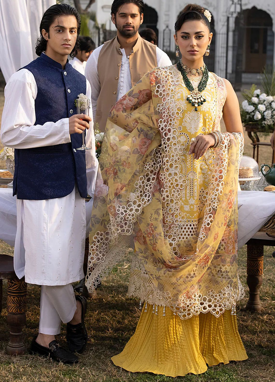 Mahrukh by Mahnur Embroidered Lawn Suits Unstitched 3 Piece MN24MK D5-B Delia - Summer Collection