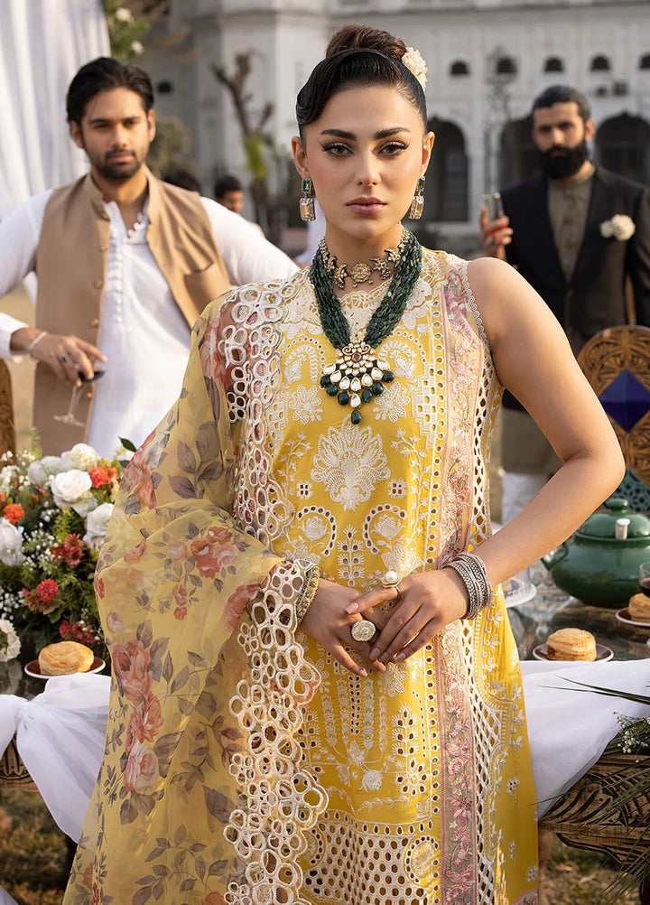 Mahrukh by Mahnur Embroidered Lawn Suits Unstitched 3 Piece MN24MK D5-B Delia - Summer Collection