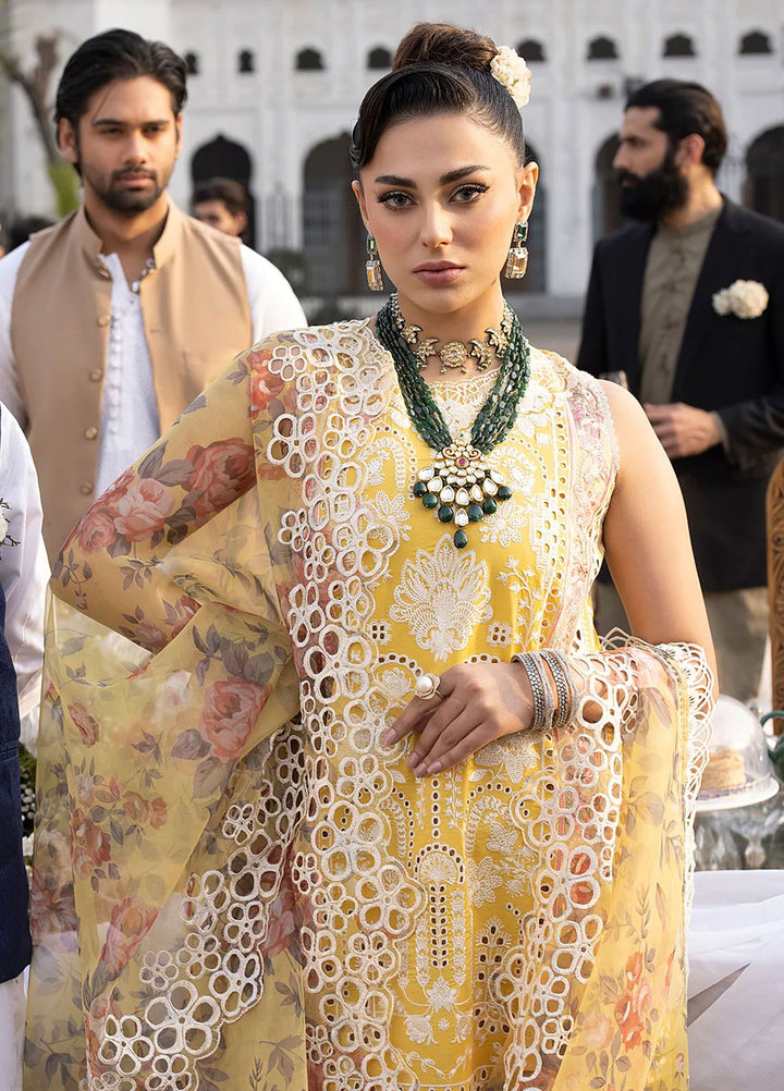 Mahrukh by Mahnur Embroidered Lawn Suits Unstitched 3 Piece MN24MK D5-B Delia - Summer Collection