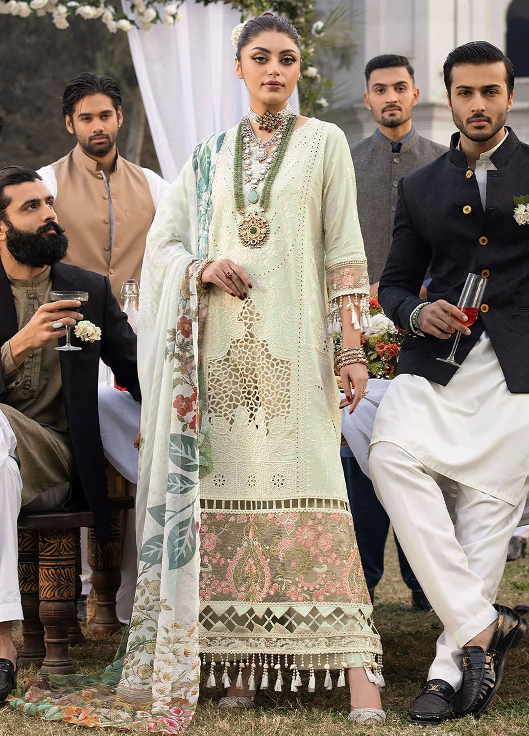 Mahrukh by Mahnur Embroidered Lawn Suits Unstitched 3 Piece MN24MK D6-B Lilly - Summer Collection