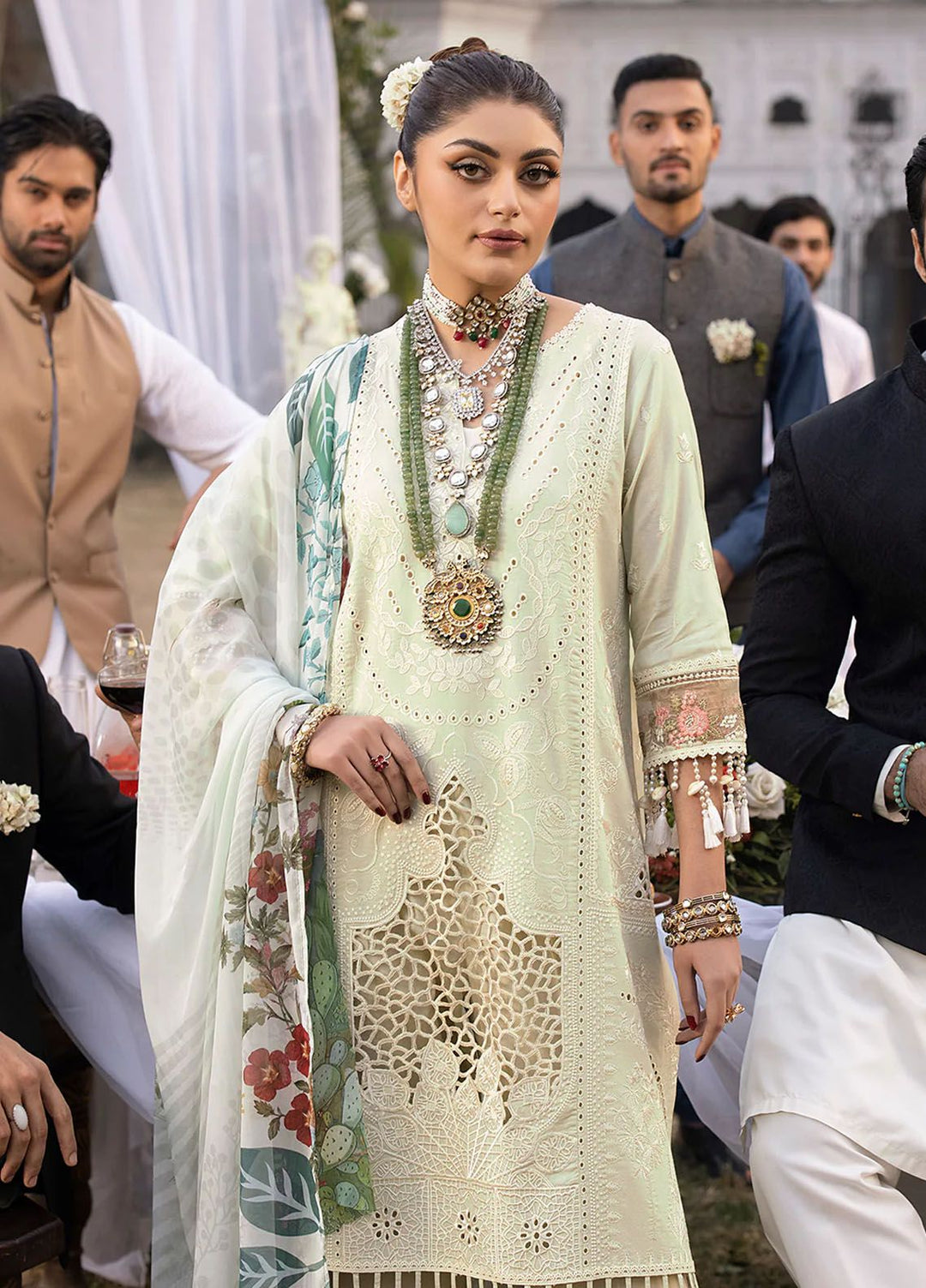 Mahrukh by Mahnur Embroidered Lawn Suits Unstitched 3 Piece MN24MK D6-B Lilly - Summer Collection