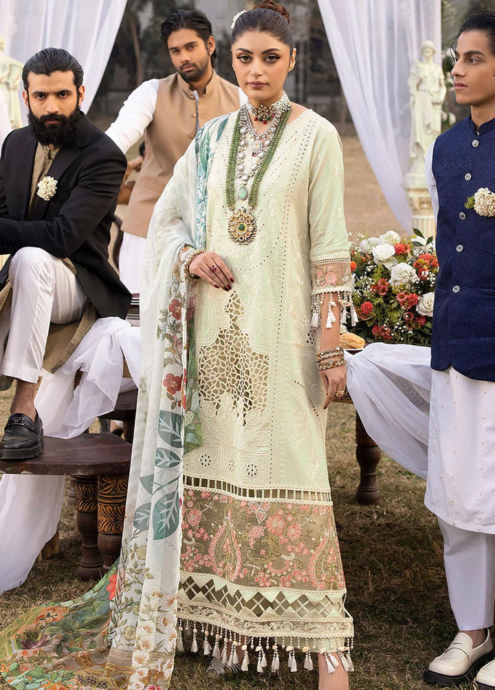 Mahrukh by Mahnur Embroidered Lawn Suits Unstitched 3 Piece MN24MK D6-B Lilly - Summer Collection