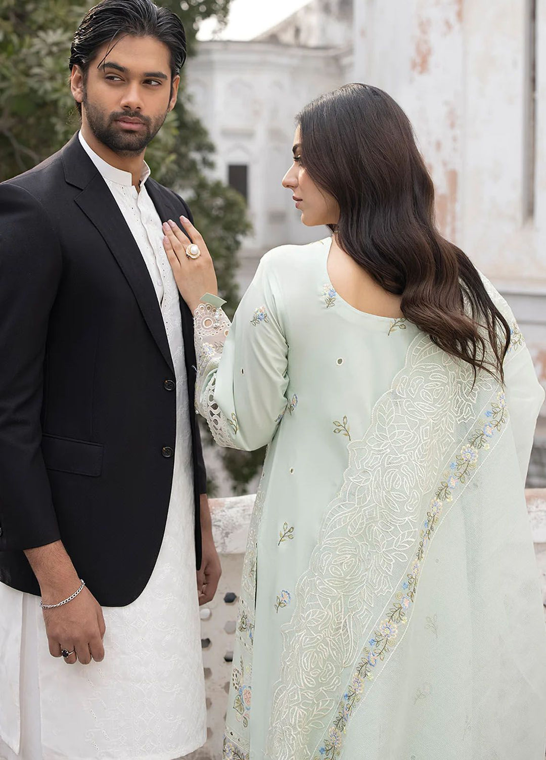 Mahrukh by Mahnur Embroidered Lawn Suits Unstitched 3 Piece MN24MK D7-B Selina - Summer Collection