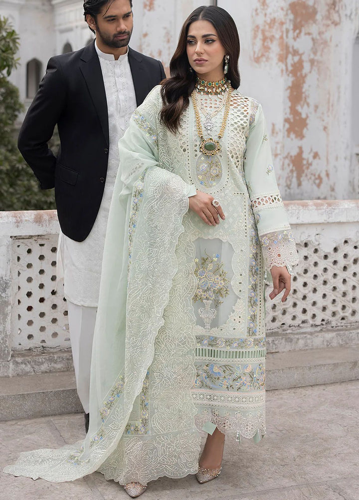 Mahrukh by Mahnur Embroidered Lawn Suits Unstitched 3 Piece MN24MK D7-B Selina - Summer Collection