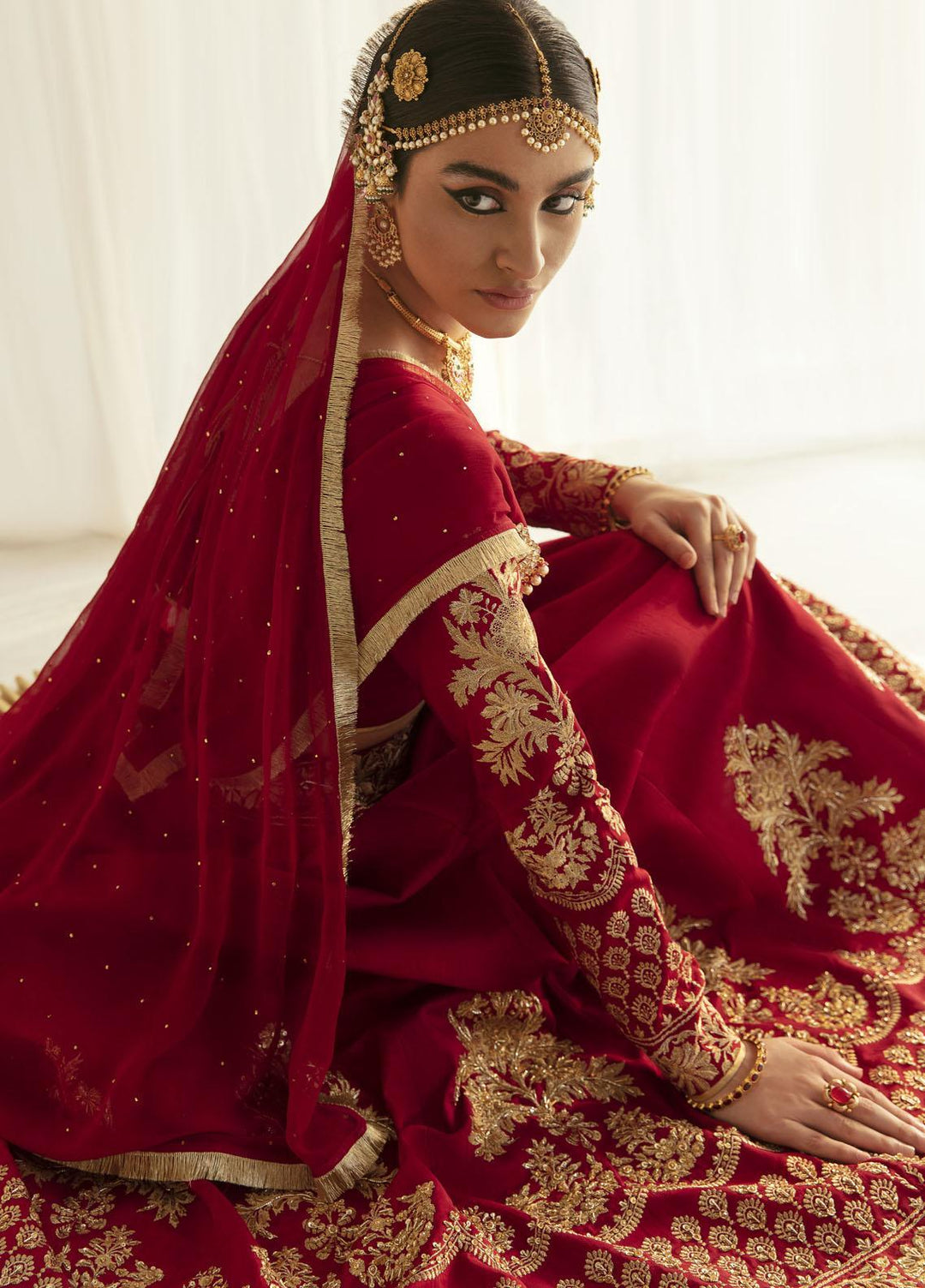Mahum Asad Luxury Pret  Raw Silk 3 Piece Suit Shahnoor