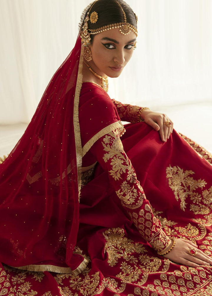 Mahum Asad Luxury Pret  Raw Silk 3 Piece Suit Shahnoor