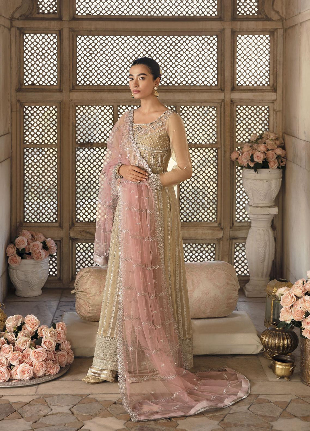 Mahum Asad Luxury Pret  Organza 3 Piece Dress MA23GPS RANIA