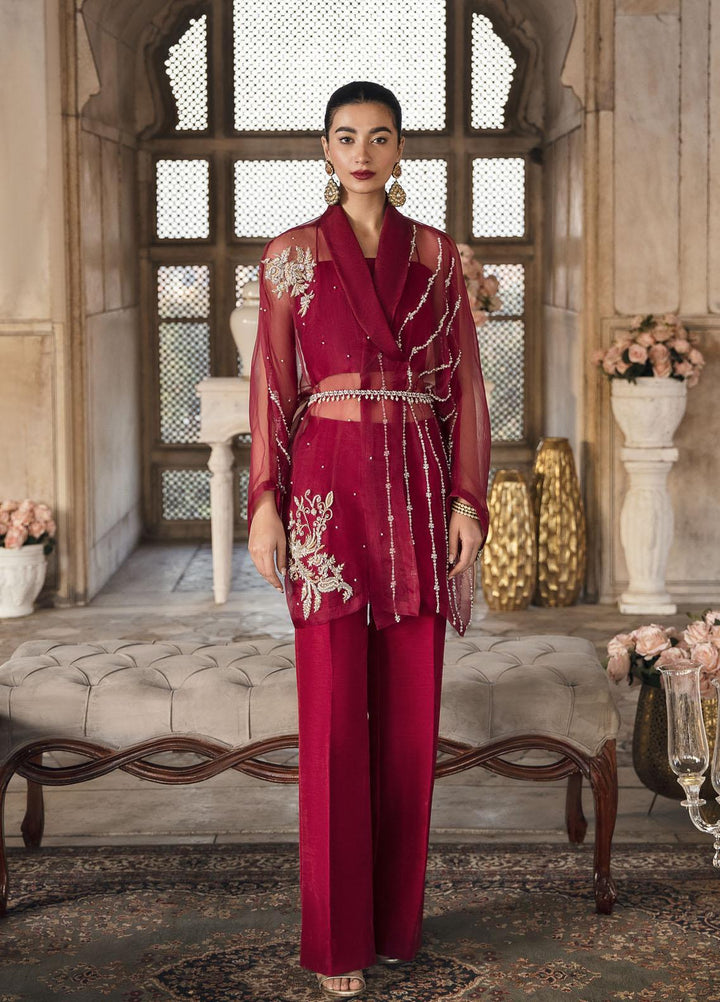 Mahum Asad Luxury Pret  Organza 3 Piece Dress MA23GPS ROOP