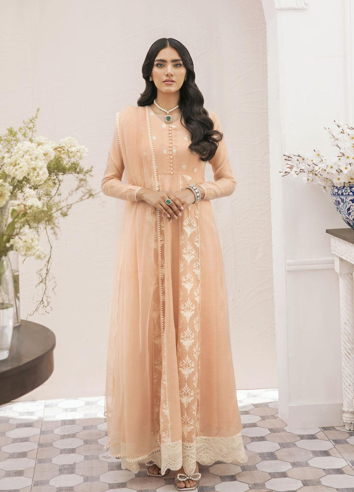 Mahum Asad Luxury Pret  Cotton Net 2 Piece FREESIA