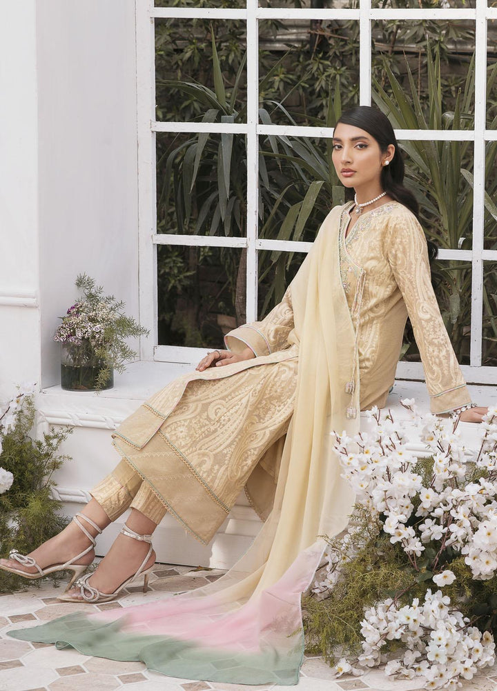 Mahum Asad Luxury Pret  Organza 2 Piece LOTUS