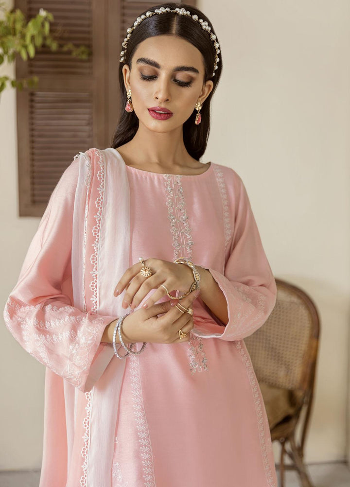 Mahum Asad Luxury Pret Embroidered Cotton Net 3 Piece Suit ARMEEN
