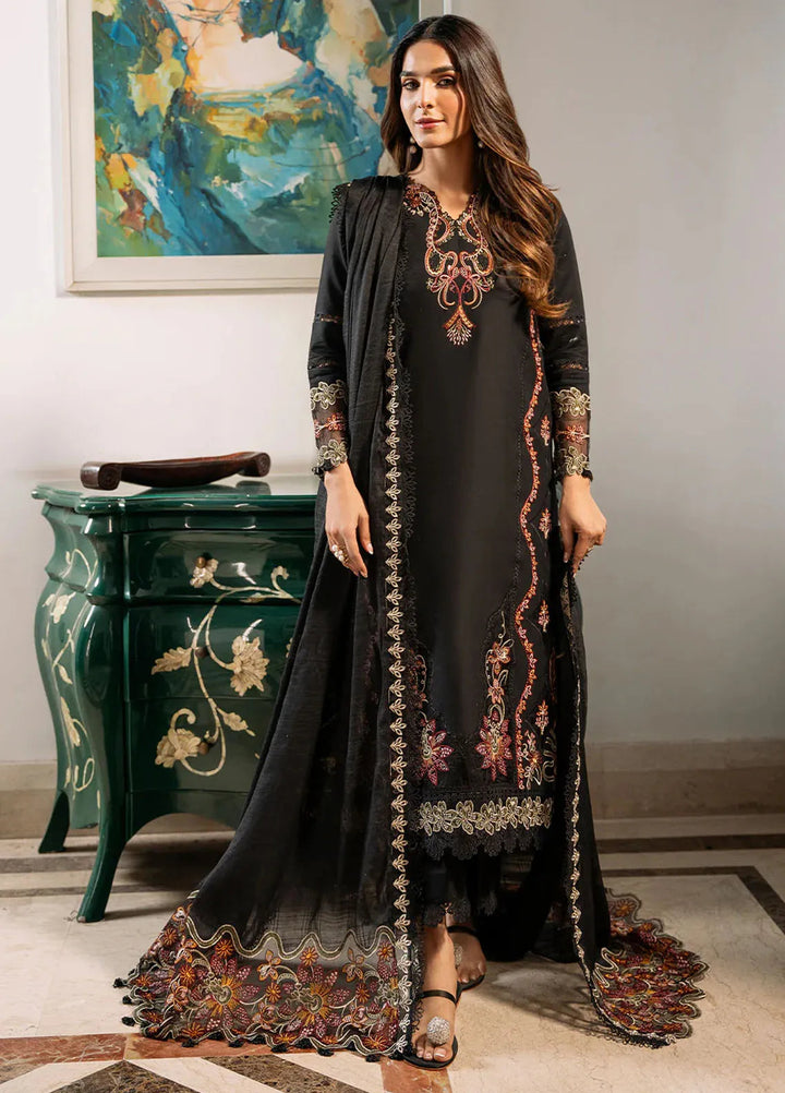 Mahveen by Izel Embroidered Lawn Suits Unstitched 3 Piece IZL25M Fahima - Summer Collection