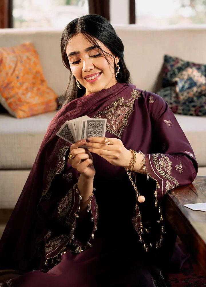 Mahveen by Izel Embroidered Lawn Suits Unstitched 3 Piece IZL25M Hana - Summer Collection