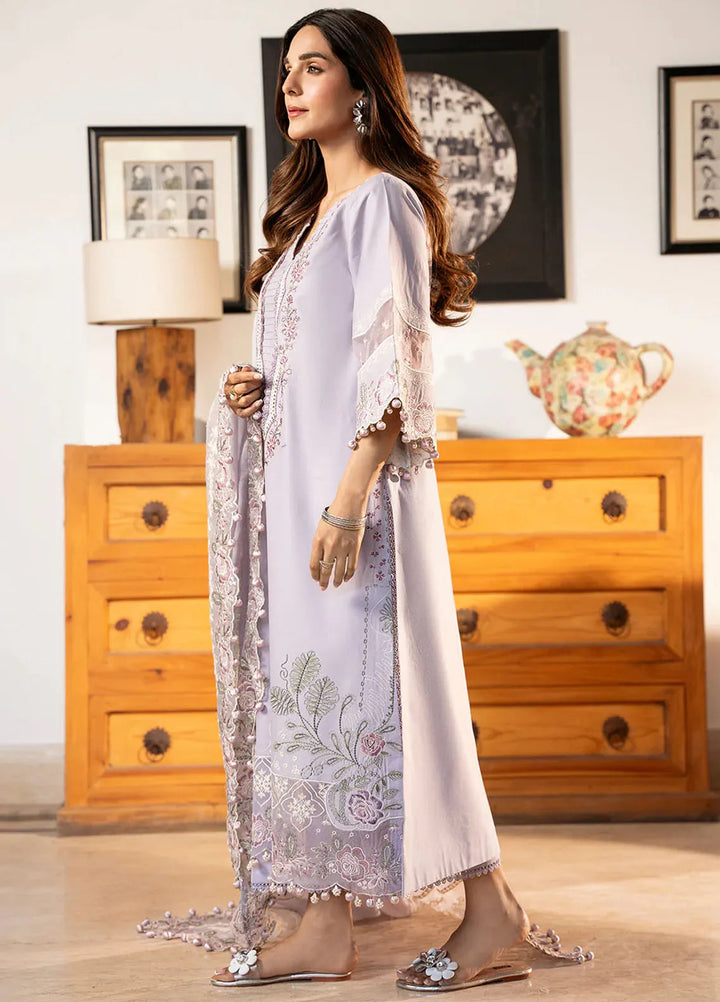 Mahveen by Izel Embroidered Lawn Suits Unstitched 3 Piece IZL25M Lamia - Summer Collection