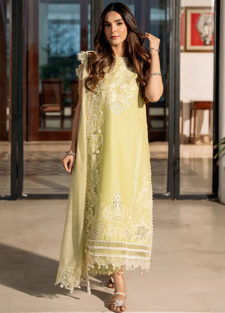 Mahveen by Izel Embroidered Lawn Suits Unstitched 3 Piece IZL25M Marwa - Summer Collection