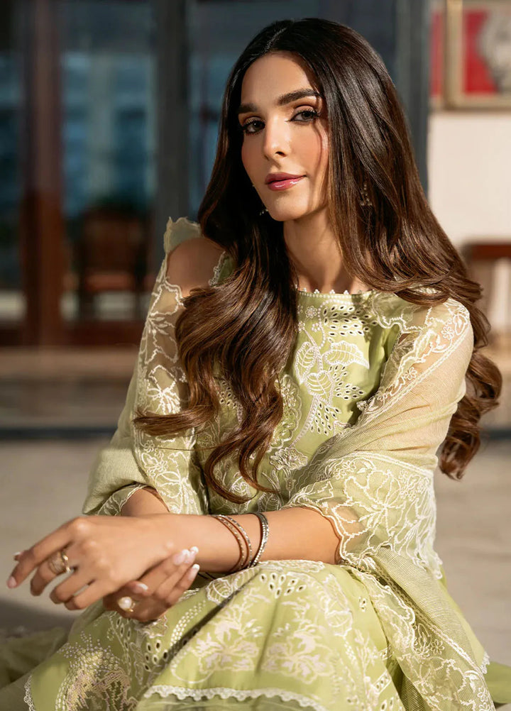 Mahveen by Izel Embroidered Lawn Suits Unstitched 3 Piece IZL25M Marwa - Summer Collection