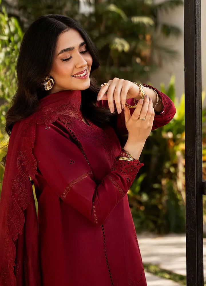 Mahveen by Izel Embroidered Lawn Suits Unstitched 3 Piece IZL25M Rahma - Summer Collection