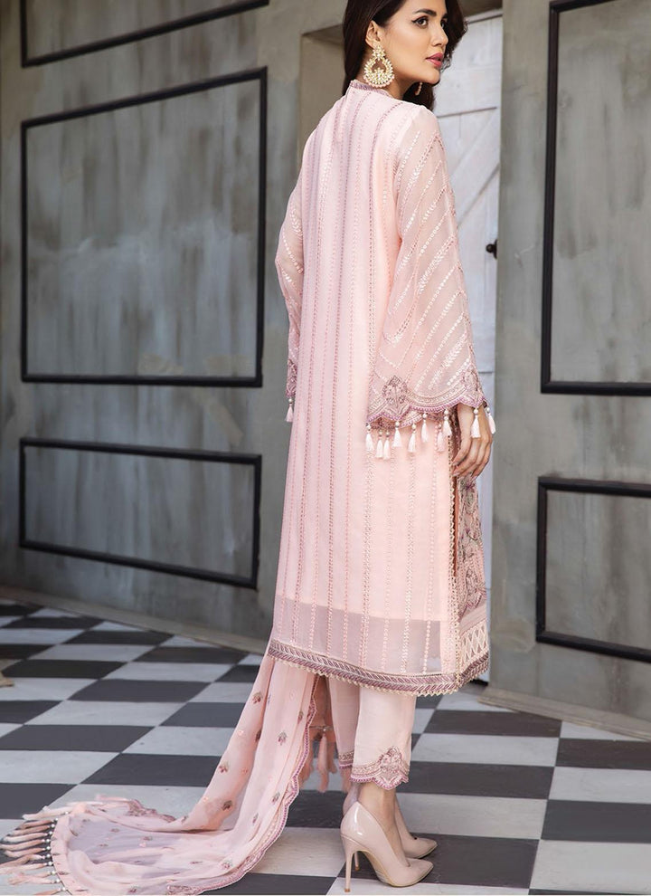 Mahyar By Alizeh Fashions Embroidered Chiffon Suits Unstitched 3 Piece AFB21-C5 05 Nur - Festive Collection