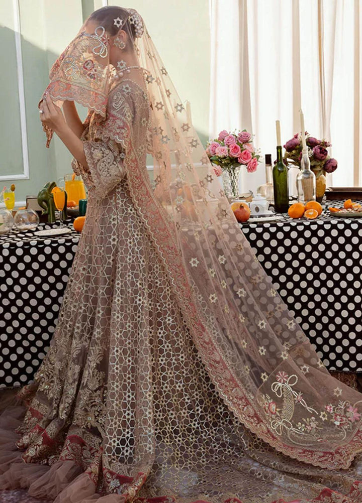 Maia By Serene Premium Embroidered Net Suits Unstitched 3 Piece SP23MA S-1070 Perle - Spring / Summer Collection