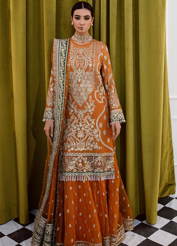 Maia By Serene Premium Embroidered Chiffon Suits Unstitched 4 Piece SP23MA S-1074 Lumene - Spring / Summer Collection