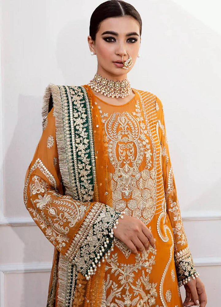 Maia By Serene Premium Embroidered Chiffon Suits Unstitched 4 Piece SP23MA S-1074 Lumene - Spring / Summer Collection