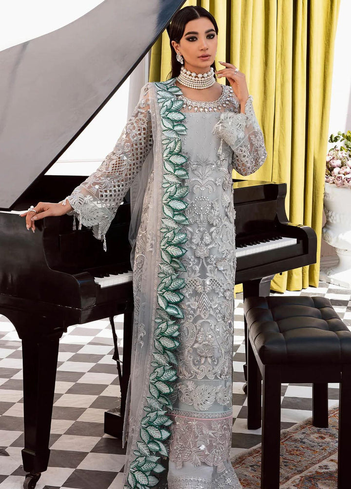 Maia By Serene Premium Embroidered Net Suits Unstitched 3 Piece SP23MA S-1076 Helene - Spring / Summer Collection