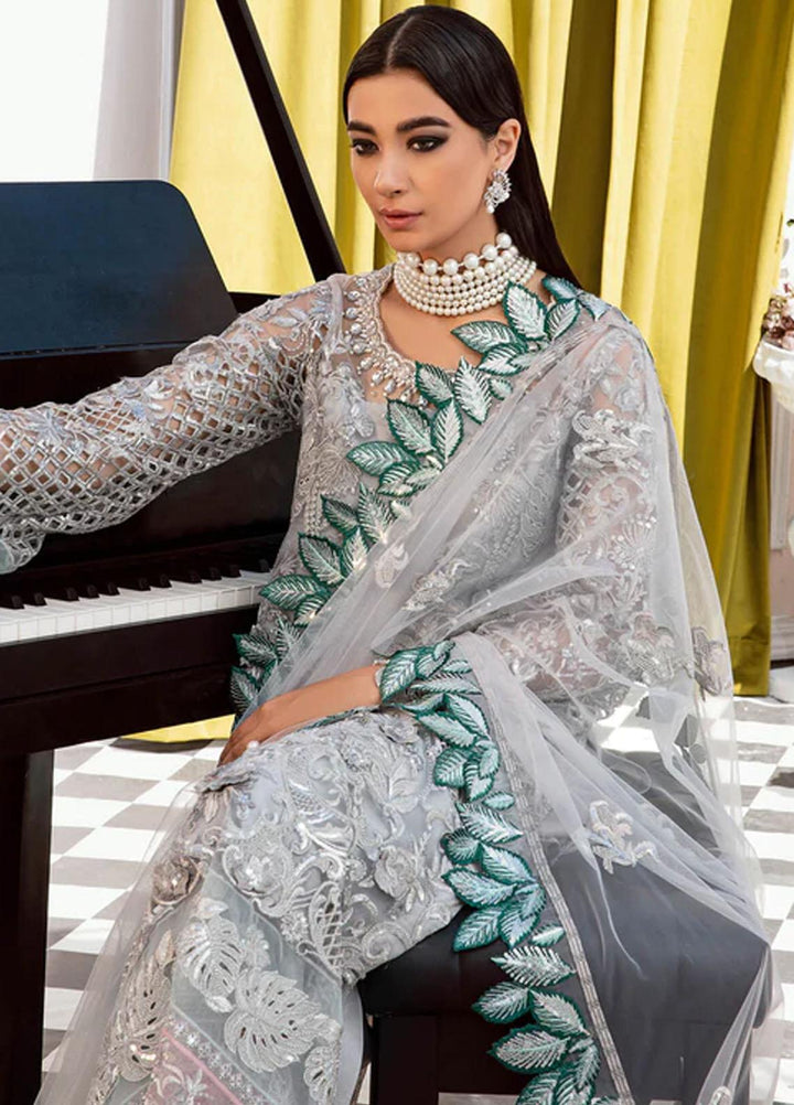 Maia By Serene Premium Embroidered Net Suits Unstitched 3 Piece SP23MA S-1076 Helene - Spring / Summer Collection