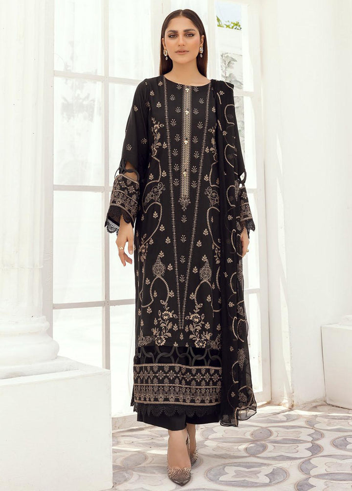 Majestic By Aalaya Embroidered Viscose Suits Unstitched 3 Piece ALY23M D-02 - Winter Collection