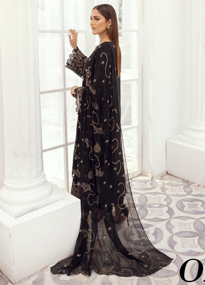 Majestic By Aalaya Embroidered Viscose Suits Unstitched 3 Piece ALY23M D-02 - Winter Collection