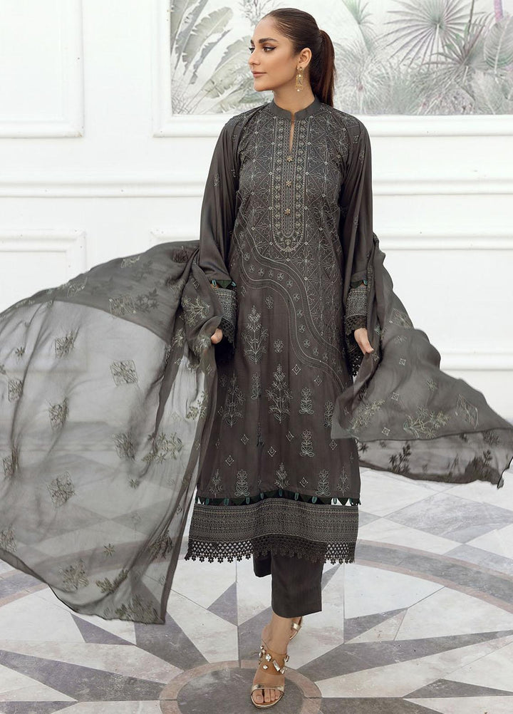 Majestic By Aalaya Embroidered Viscose Suits Unstitched 3 Piece ALY23M D-04 - Winter Collection