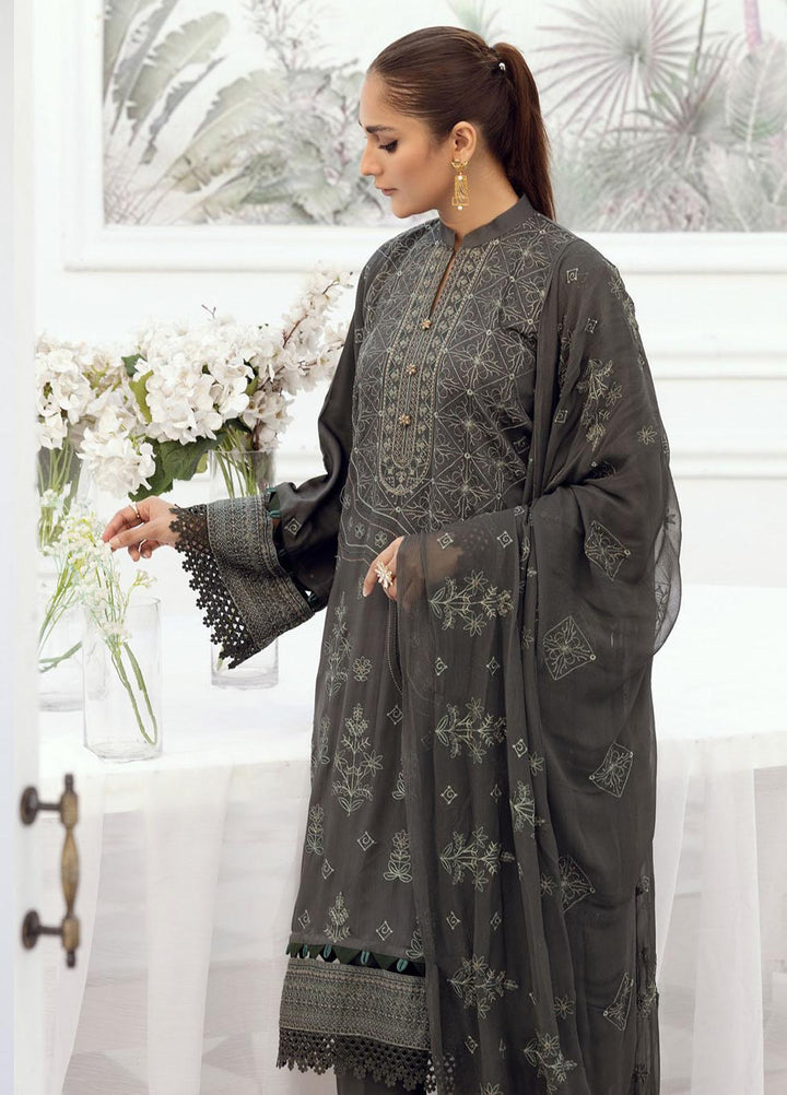 Majestic By Aalaya Embroidered Viscose Suits Unstitched 3 Piece ALY23M D-04 - Winter Collection