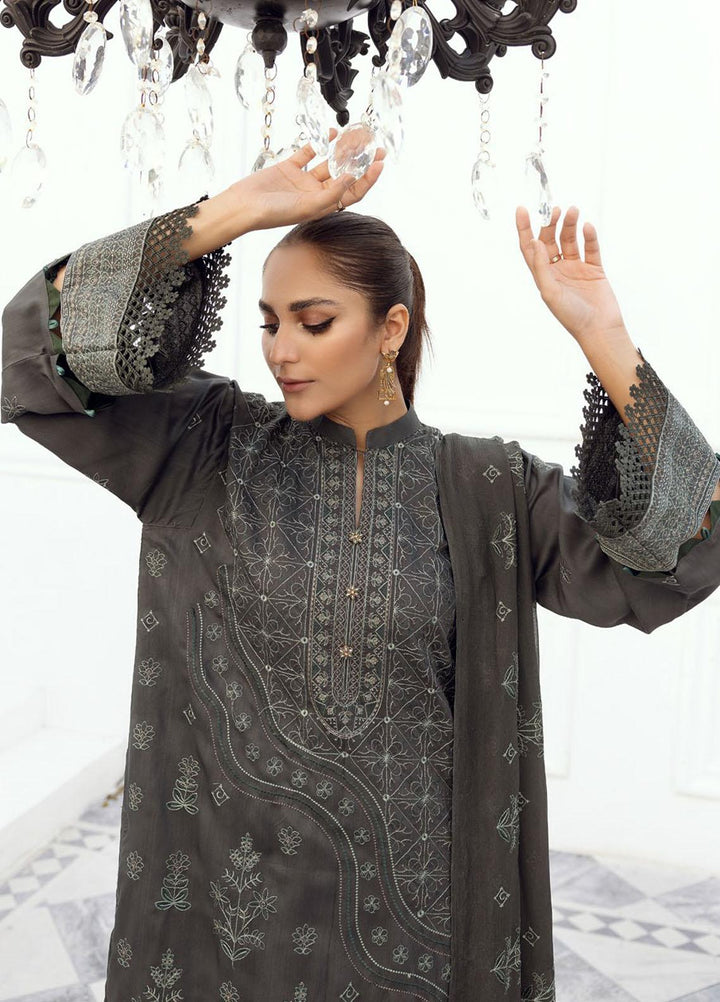 Majestic By Aalaya Embroidered Viscose Suits Unstitched 3 Piece ALY23M D-04 - Winter Collection