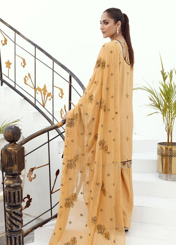 Majestic By Aalaya Embroidered Viscose Suits Unstitched 3 Piece ALY23M D-05 - Winter Collection
