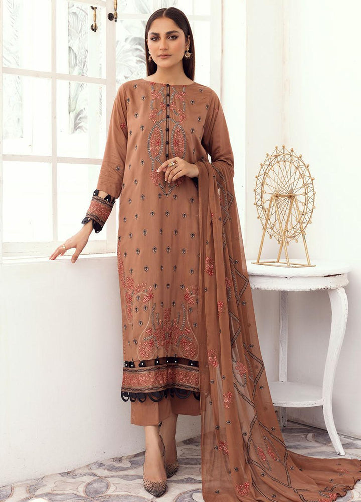 Majestic By Aalaya Embroidered Viscose Suits Unstitched 3 Piece ALY23M D-06 - Winter Collection