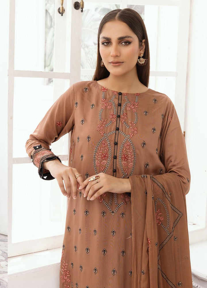 Majestic By Aalaya Embroidered Viscose Suits Unstitched 3 Piece ALY23M D-06 - Winter Collection