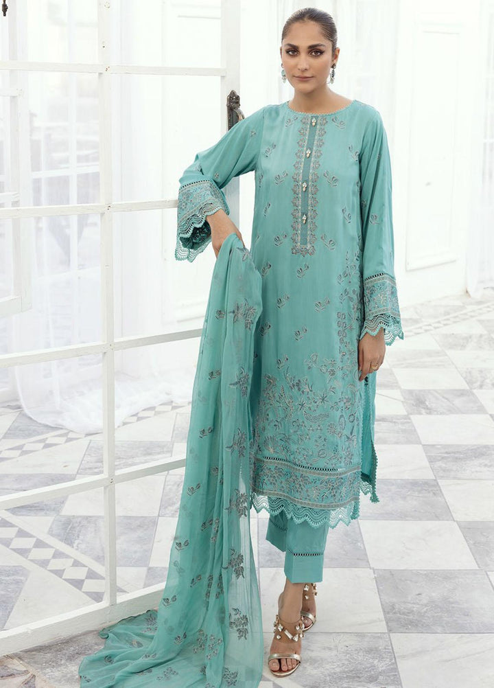 Majestic By Aalaya Embroidered Viscose Suits Unstitched 3 Piece ALY23M D-07 - Winter Collection